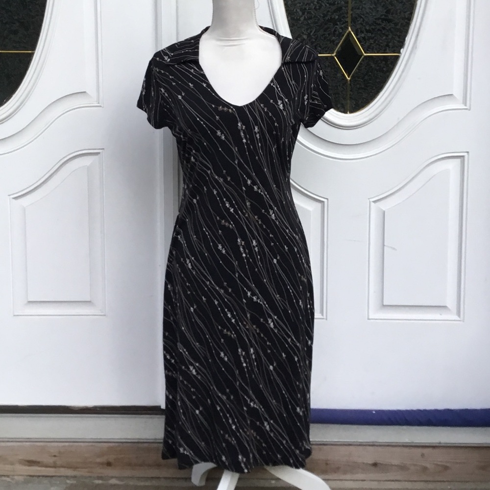 Merona Black Midi Dress